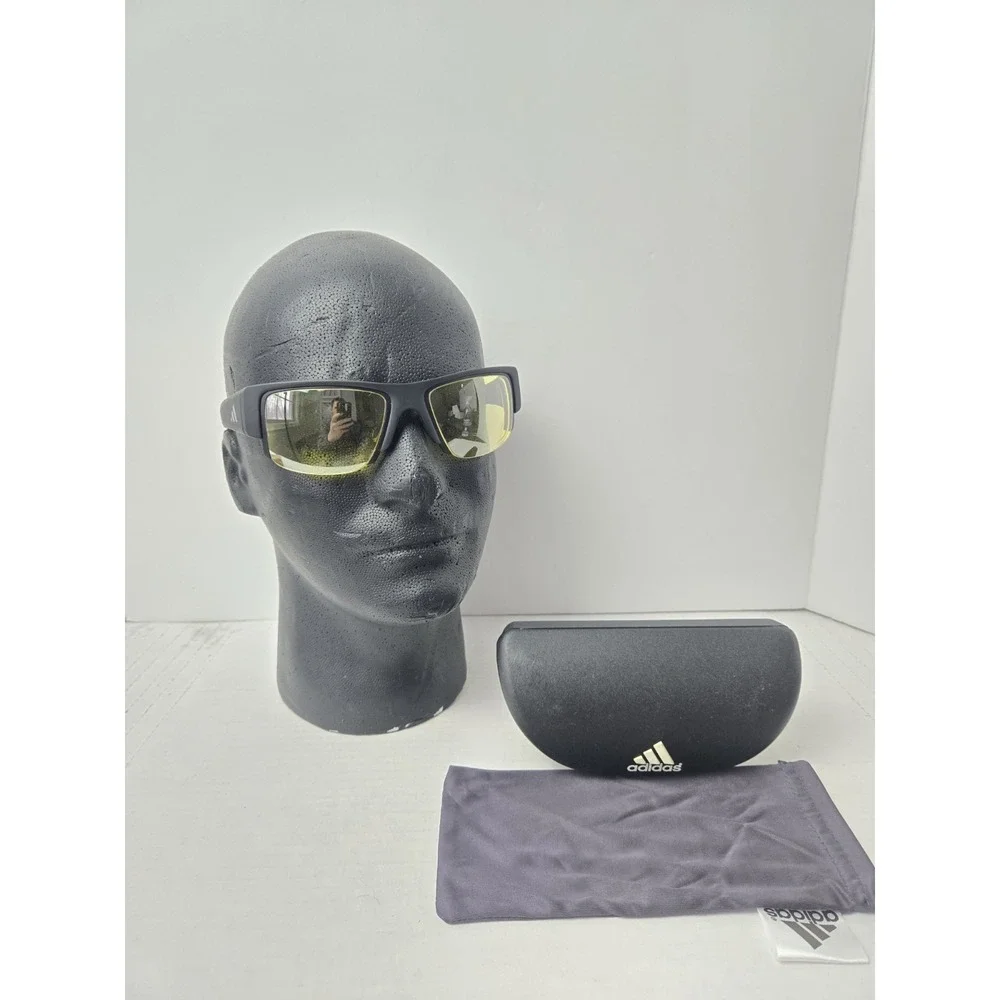 Adidas‎ Glasses Frame Retego a376 05 61 15  Angular half Rim Sports black